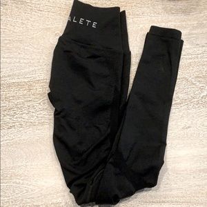 Alphabets Black Leggings